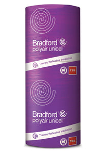 Bradford Polyair Unicell Shed Insulation - 1350mm x 40m - 54m²/pack - Patnicar Insulation