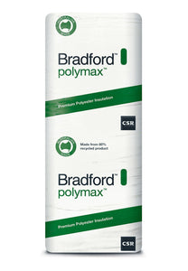 Bradford Polymax Ceiling Insulation Batts - R3.0 - 1160 x 580mm - 5.4m²/pack - Patnicar Insulation