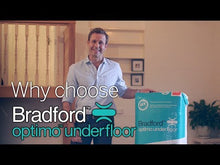 Load and play video in Gallery viewer, Bradford Optimo Underfloor Insulation Batts - R2.5 - 1160 x 565mm - 5.2m²/pack

